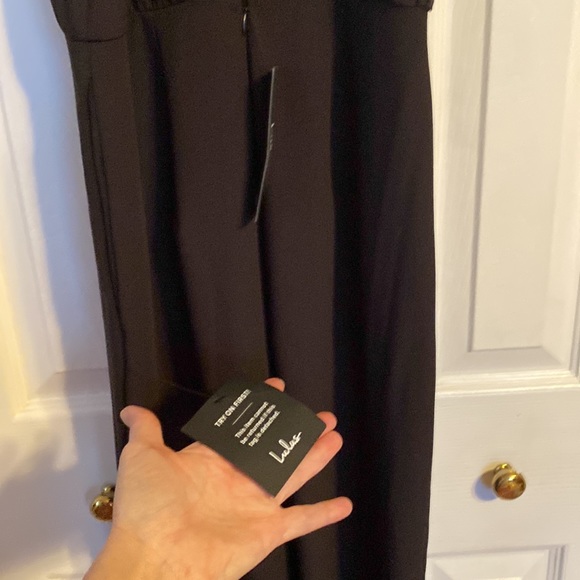 Black Halter Jumpsuit - Picture 8 of 10